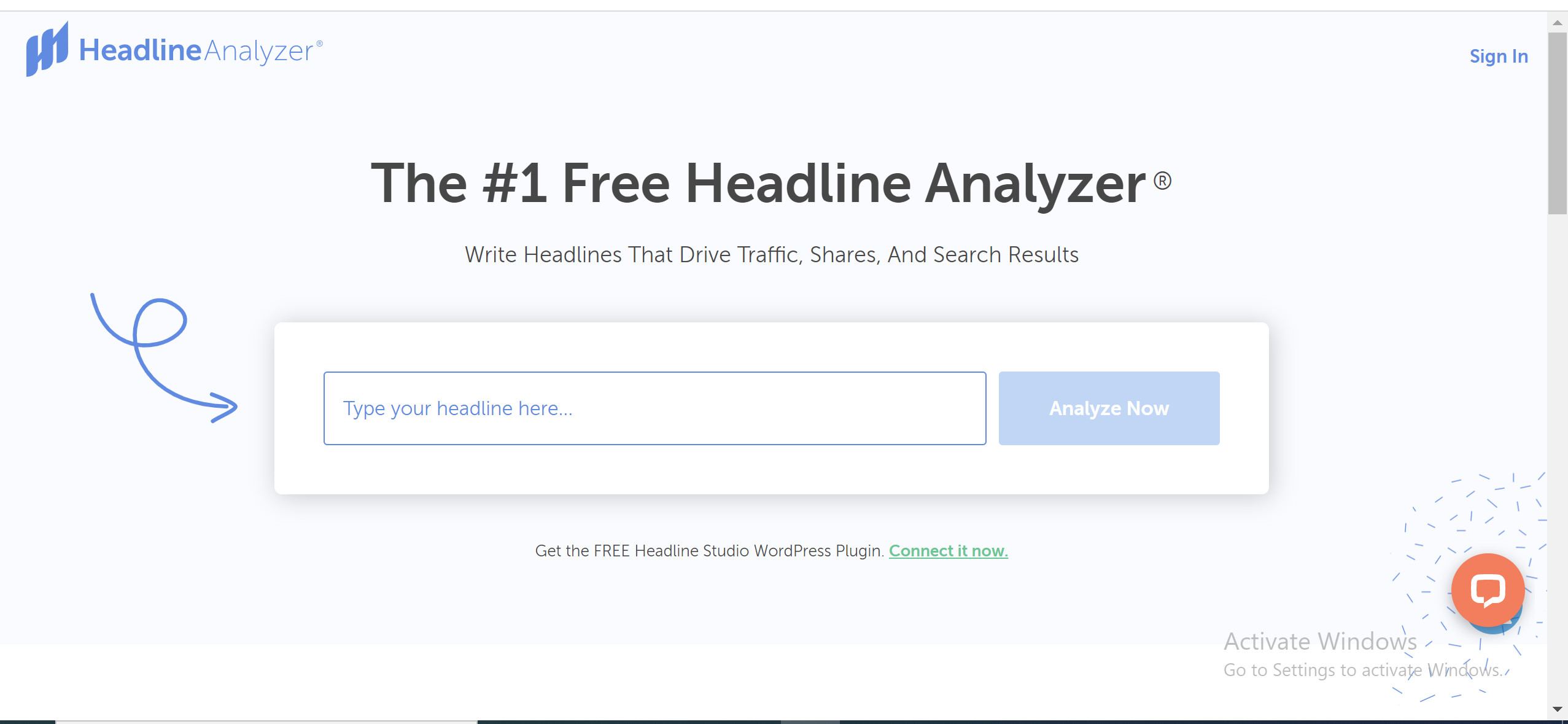 alt="Coshedule Headline Analyzer"