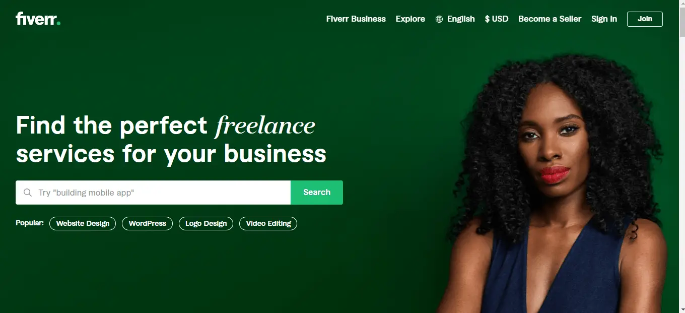 How To Become An SEO Content Writer (The Complete Guide) 10 <img scr=Fiverr.png" alt=A content writer looking for a remote job for on Fiverr"/>