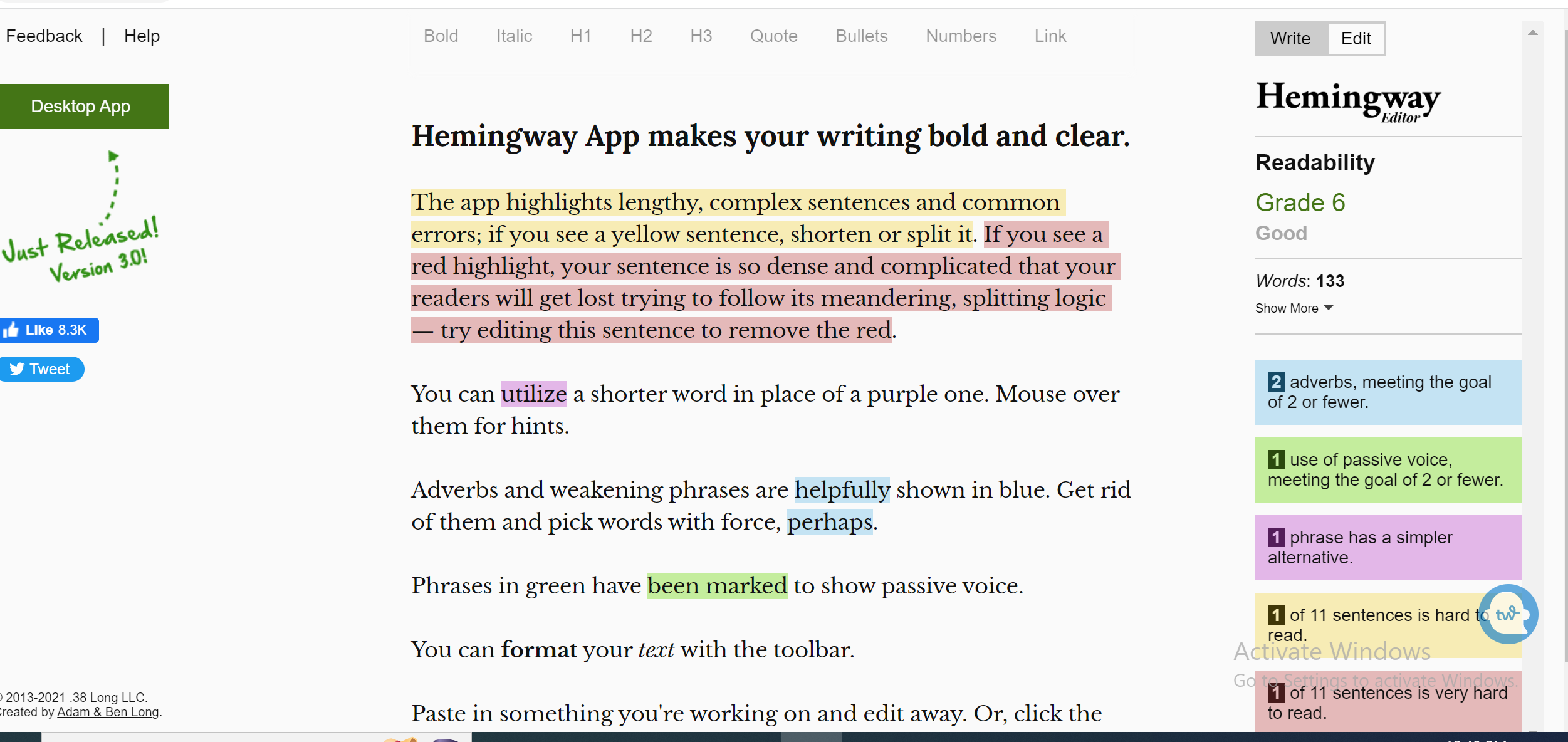 alt="How to use Hermingway App for SEO in Content Writing"