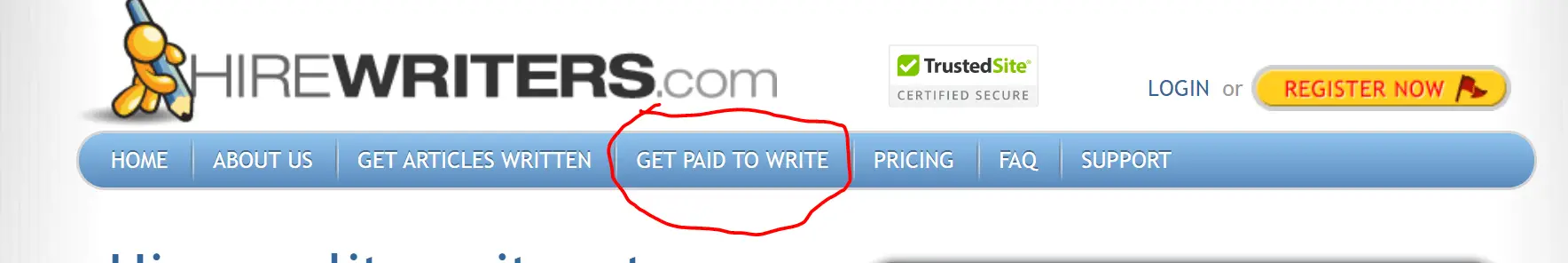 alt="Hirewriters.com sign up button"