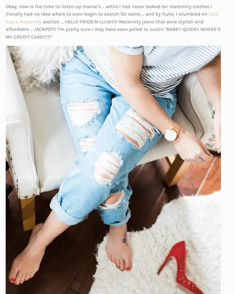 How to Write Sponsored Blog Posts and Get Paid 5 <img src="sponsoredpost.jpg" alt="sponsored blog post example for Topshop"/>
