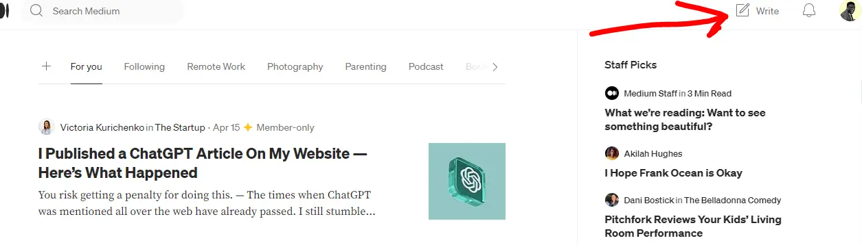 How to Get Backlinks to Your Website for Free 7 alt="Tips on how to publish articles on Medium"