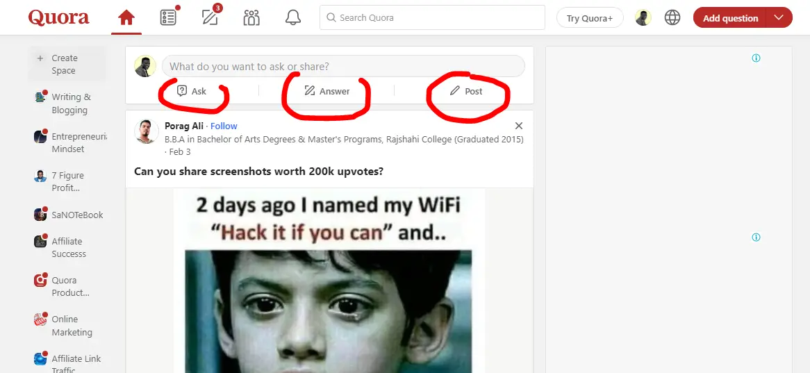 How to Get Backlinks to Your Website for Free 11 alt="How to get backlinks to your website for free using Quora"