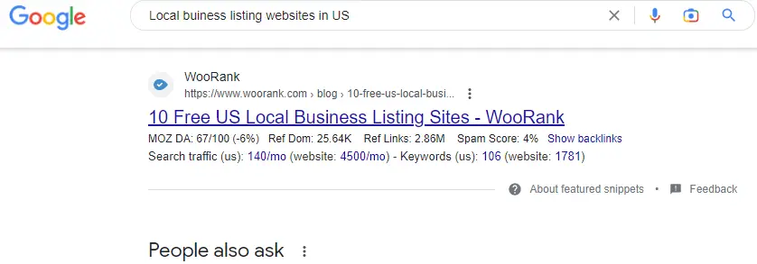alt="How to get backlinks to your website for free using local directories"